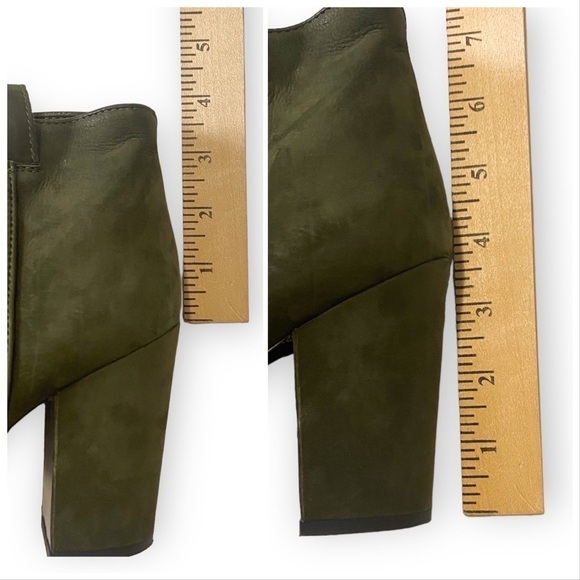 LAURENCE DACADE Pete Ankle Boots, Olive‎ Green Nubuck, Size 37.5 - Picture 12 of 12